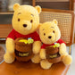 35/45/55cmhoney Winnie The Pooh Plush Toy Soft Stuffed Hunny Pot Bear Huggable Doll Home Decor Throw Pillow Accompany Doll Gift