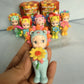 Mini Angel Blind Box Toys, Flower Series, Cute Anime Figurines, Desktop Ornaments, Doll Models, Collectible Surprise Gifts