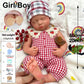 20inch Can Open Mouth Loulou Silicone Reborn Doll Realistic Full Body Fine Details Premium Model for Educational Training and Display