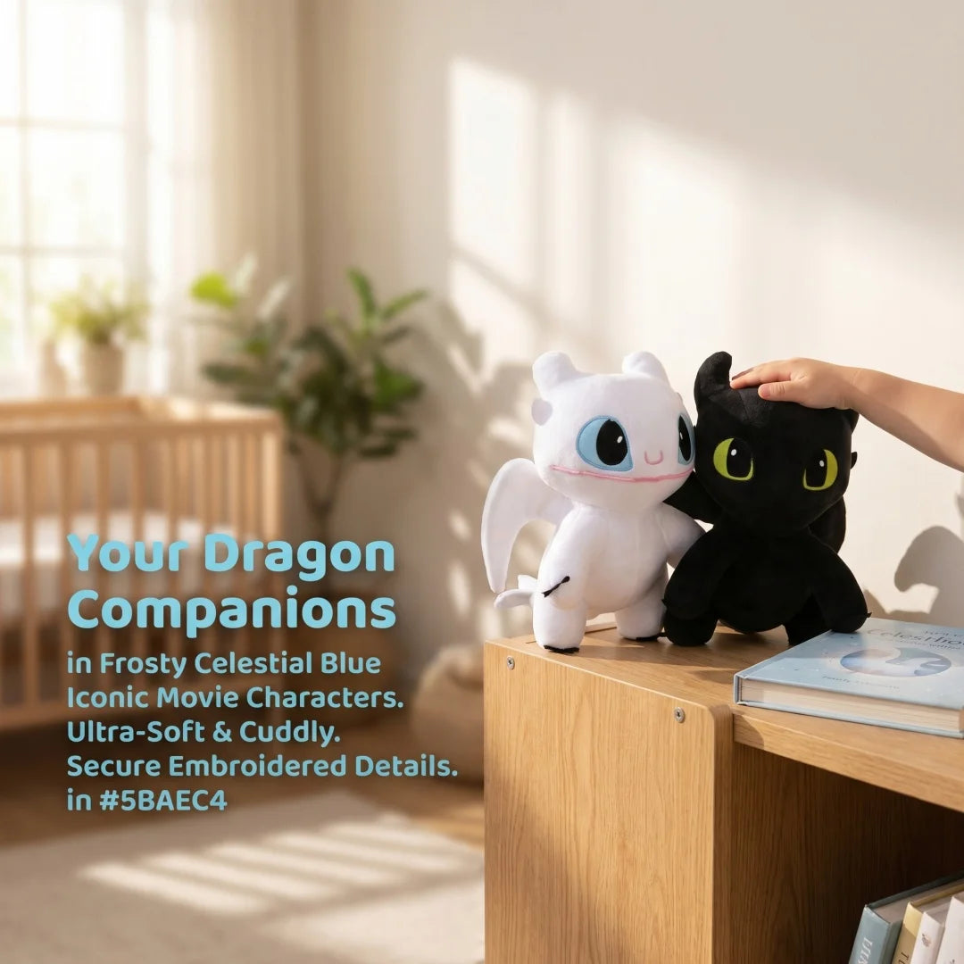 Kawaii Black Dragon Plush Toy Body Pillow Cute Cartoon Stuffed Doll Soft Decorative Body Pillow Sleeping Back Cushion Decor Gift