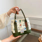 Miffy Kawaii Cartoon Rabbit Canvas Embroidery Handbag Bento Multifunctional Storage Bag Girl Gift Fashion Cute