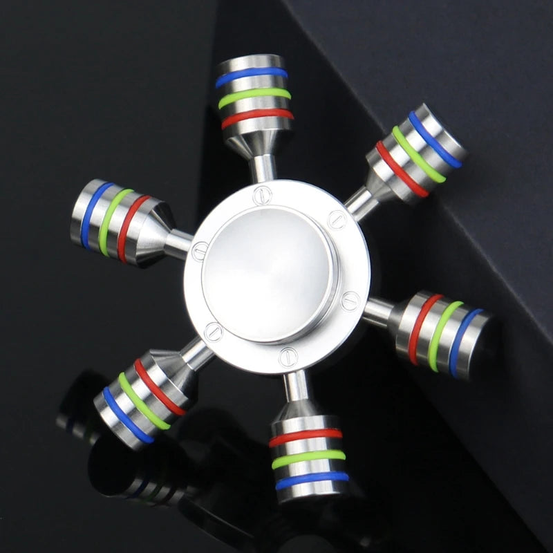Mini EDC Gear Alloy Spinner Sprockets Gear Chain Gyro Delicateness Fidget Decompression Ring Toy Stress Relief Toys