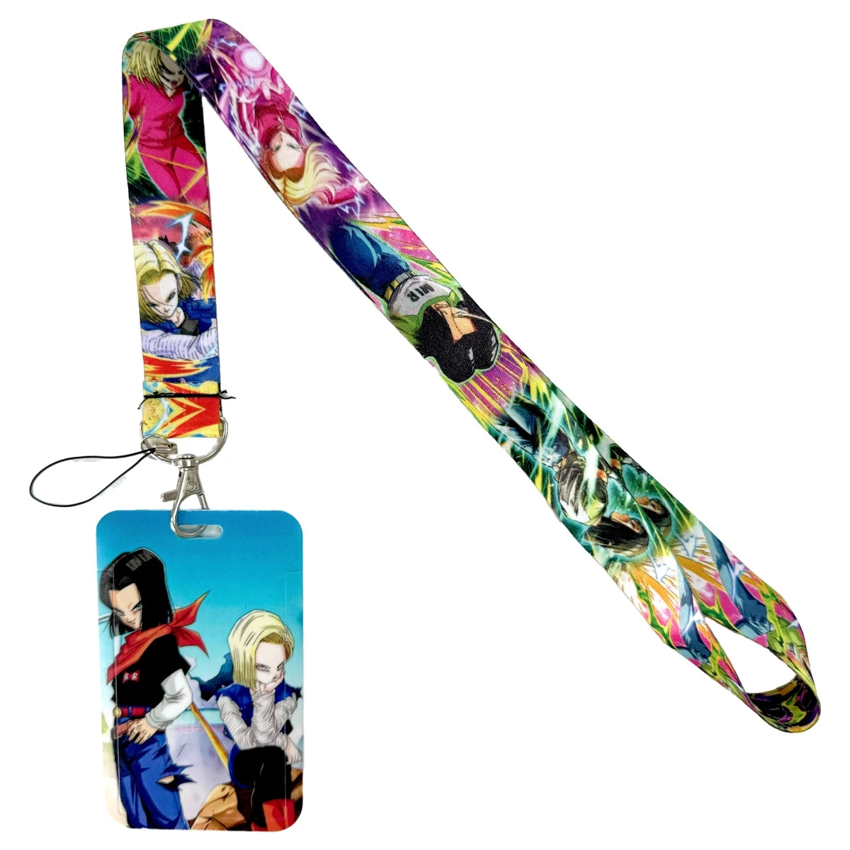 Anime Card Cases Card Lanyard Key Hang Rope Lariat Cosplay Badge ID Cards Holders Neck Straps Keychains Fashion Accessories Gift