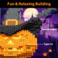 3D Halloween Pumpkin Building Blocks DIY Photo Frame Assembly Home Decor Construction Bricks Desktop Decoration Model Adult Gift