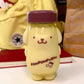 Pompompurin Portable Cold Water Bottle Cute Cartoon Yellow Puppy 320ml Polycarbonate Polypropylene For Outdoor Daily Home Office
