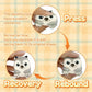 6/12PCS for Kids Adult Mini Kawaii Cute Stress Relief Squeeze Toys Slow Rising Squishies Toys  Carnival Goodie Bag Stuffers