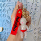 2026 Natasha UV Sensing Color Changing Keychain, Cute Ugly Black Doll Mini Pendant, Stress Relief Funny Novelty Gift
