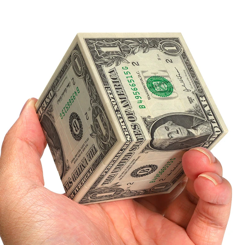 Magic Cube 3x3x3 Cartoon Alien dollar graffiti UV Fun Stress Relief Puzzle Professional Smooth Speed Game Children's Toys Gifts