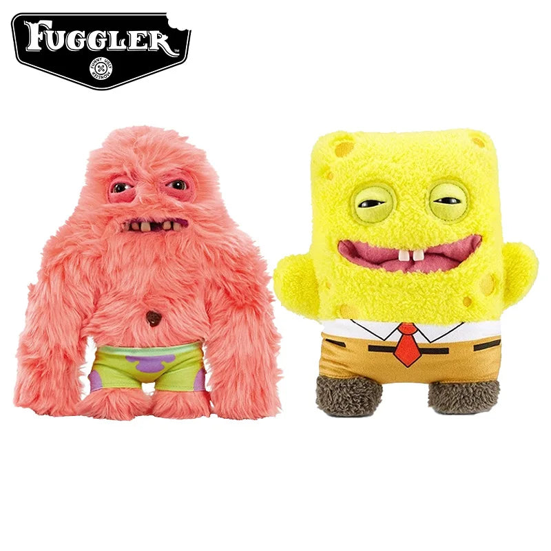 Original Fuggler Ugly Monster Tooth Spongebob Squarepants Plush Toys Stuffed Anime Gift Ugly Monster Plushies 22cm Decor Dolls