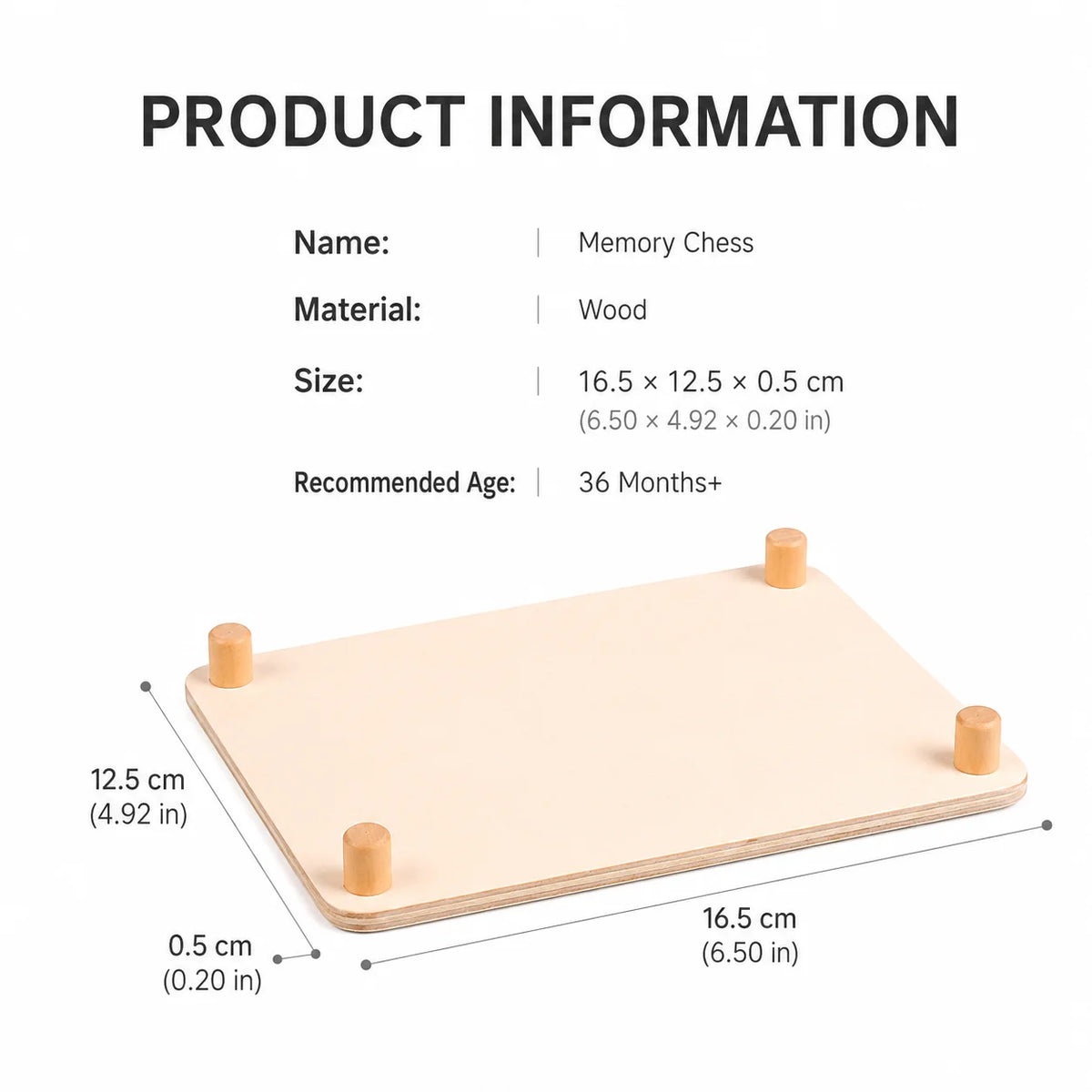 Memory Chess, Children's Educational Toys, Concentration Training, Thinking Logic Development, Montessori Education