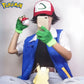 New Blue Jacket Men Cosplay Costume Boys Ash Ketchum For Halloween Party Trainer Gloves And Cap Set Anime Christmas Gift