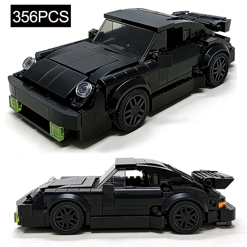 355PCS Technical MOC Turbo racing sports car Vehicle Racer Building Blocks Brick