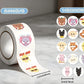 Kpop ateez roll stickers 500 sheets cute cartoon idol fans concert supports DIY phone cases,water bottles,bags,and gifts