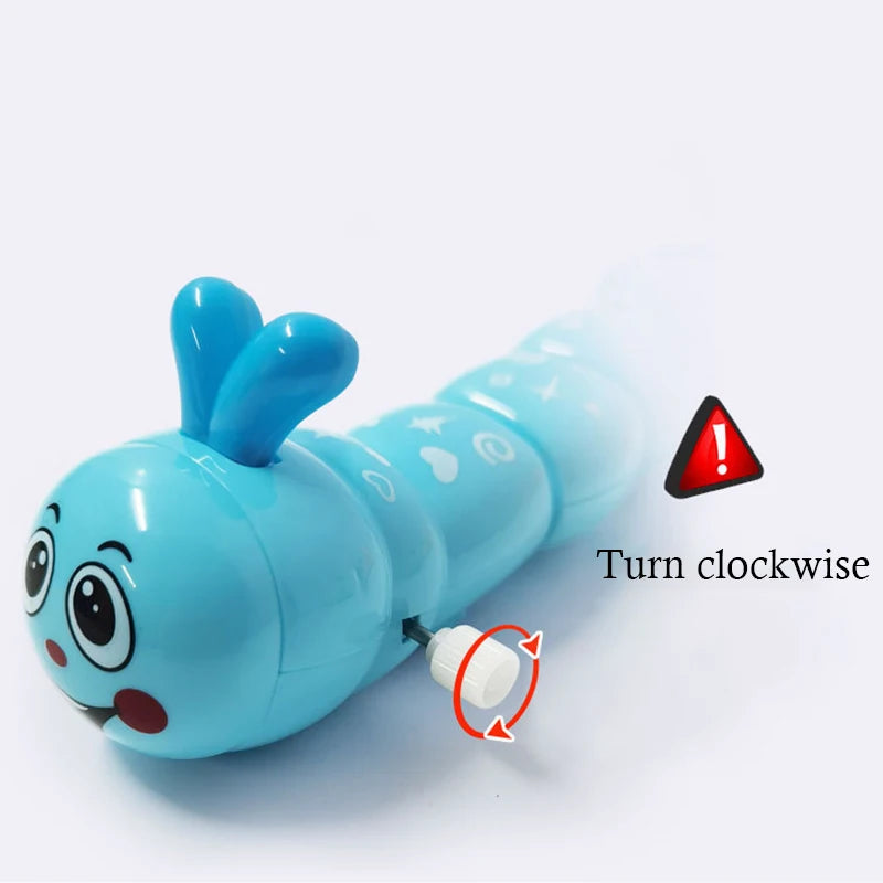 1 Piece Caterpillar Clockwork Cute Cartoon Animals Wind Up Toys  Caterpillar Shape Crawling Toy Gift