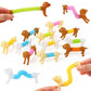 10Pcs Stretchable Dog Stress Relief Pop Tubes Toy Kids Birthday Party Favors Pinata Filler Telescoping Sensory Squeeze Toy