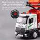 1:18 Electric Sanitation Garbage Truck Toy Cars Model Alloy Water Tanker Diecast Light Sound Vehicle Children's Educational Toys