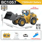 ZWN 2.4G Remote Control Excavator Dump Truck RC Model Car Toy Professional Alloy Plastic Simulation Construction Vehicle for Kid
