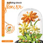 Micro particle building block bouquet handmade gift, children's puzzle toy handmade DIY sunflower desktop decoration ornament