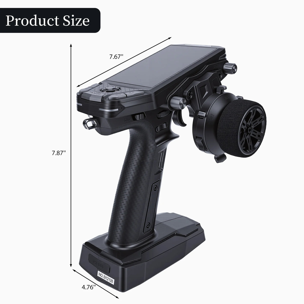 NEW RC Transmitter with Receiver Black 3.5 Inch Color Display 2.4G 11 Channel RC Transmitter with Dual Antennaes for RC Car Boat