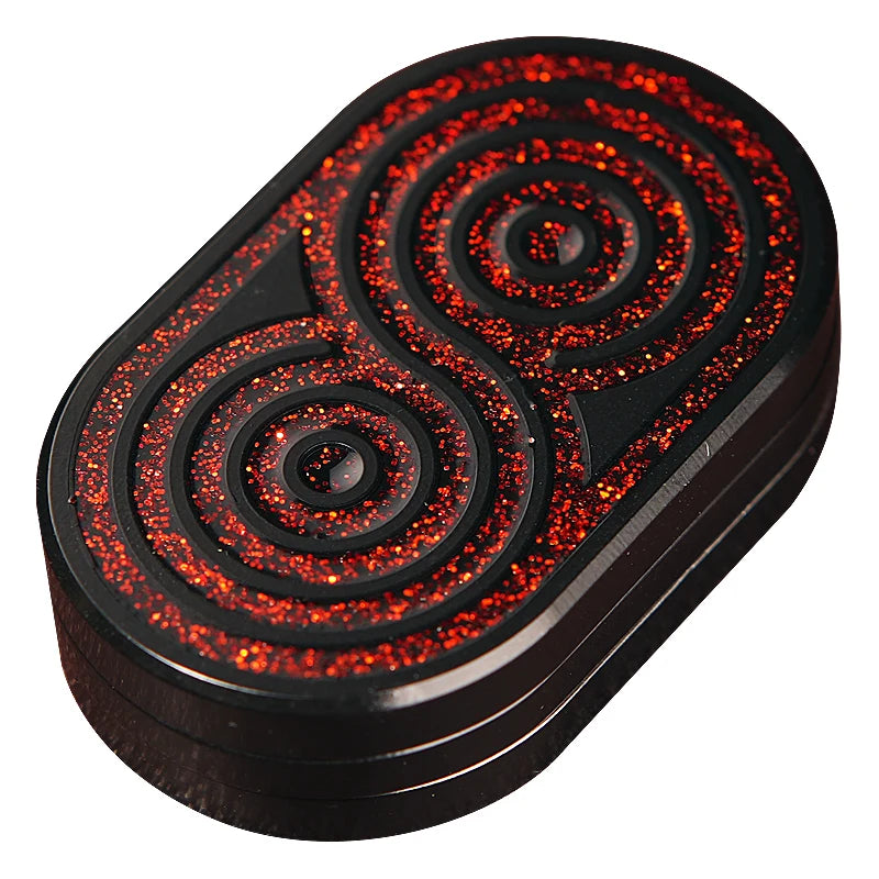 Magnetic Blood Pagoda Slider Metal EDC Fidget Toy for Stress Relief Fin Fidget Spinnerger Toy Stress Relief Toy Adults Kids Gift