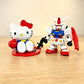 SD Chibi Mecha 4 Styles Set Assembly Model Kit With Weapon Shield Articulated Desktop Collectible Toy Gift