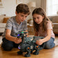 Kids Electric Walking Dragon Toy with Music & Light Interactive Mechanical Dinosaur Toy with Pull Rope Educational Gift for Boys