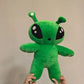 30cm Green Alien Plush Toy Anime Tentacle Horn Alien Monsters Horror Doll Boys Girls Soft Toys Stuffed Throw Pillow Kids Gifts