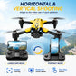 Brushless Aerial RC Drone 8K Triple Camera 5G Transmission 7 Level Wind Resistance Optical Flow Hover Folding Portable Drone
