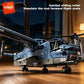 KAVOWORLD 1486PCS V-22 Osprey Tiltrotor Aircraft Building Blocks Set Simulation Military Helicopter Model Kit Collectible Airplane Bricks Construction Set, 360° Rotating Propellers Sliding Cockpit Movable Landing Gear Milita