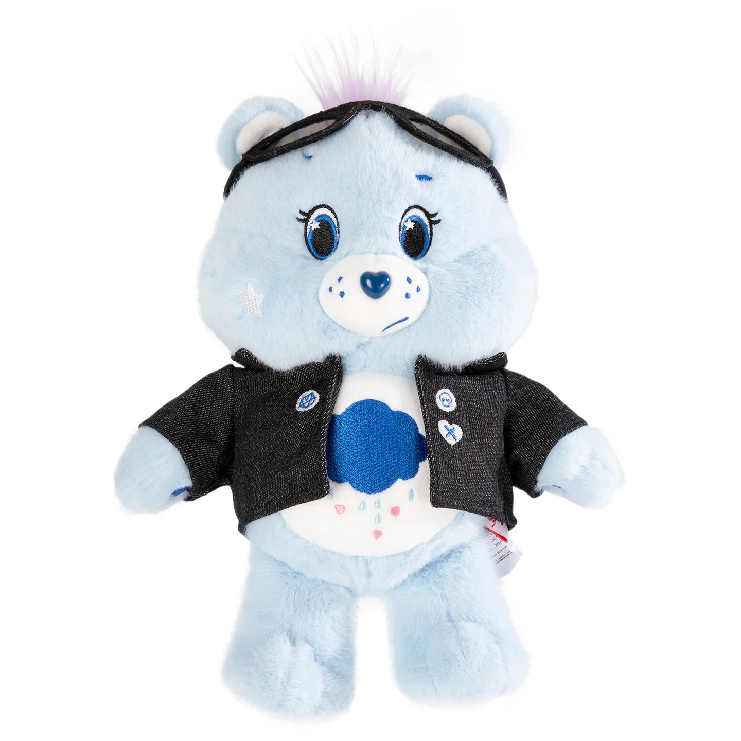 Care Bears 33cm Plush Toy Cartoon Dolls Cute Stuffed Bear Toys Denim Jacket Soft Animal Doll Gift Home Decor Ornament Collectib