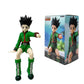 Hot Anime Full Time Hunter Character Sitting Posture Qiben Sitting Posture Xiaojie  Killua Desktop Ornament Trendy PVC Model Toy