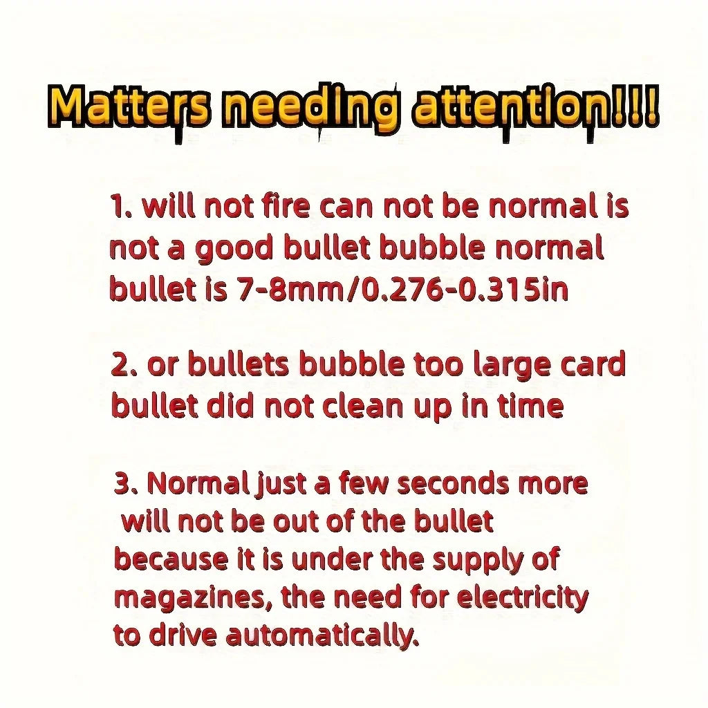 Blaster Gun,Electric Ball Blaster Pistol, High Orbeez Gun Performance Cool Toy Gun, Rechargeable Splatter Ball Toys for Outdoor