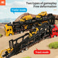 Diecast Alloy Engineering Vehicle Transporter Model Set with 6 Small Trucks - Educational Toy Set for Boys