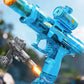 Full Auto Electric Water Gun Toy with Flashing Light Rapid-Fire Motorized Blaster for Summer Outdoor Fun & Kids Play Game