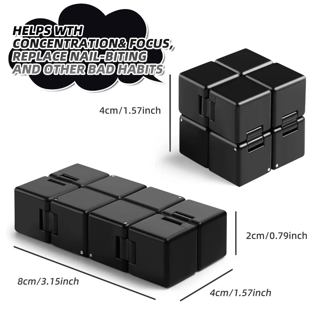 Interest Creative Blocks For Stress Relief And Relaxation, Pocket Blocks For One Handed Playable Folding Toys To Give To Adult