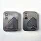 New Stress Relief Push Card Metal Fingertip EDC Poker A K King Gyro Toy for Office Adults Anti Anxiety Fidget Papa Coin