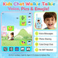 2PC Children's Video Walkie-talkie HD Walkie-talkie USB Charging Indoor Outdoor Entertainment Kids Toys Birthday Gifts Ages 3-12