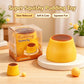 DIY Caramel Pudding Building Blocks Squishy Toy Wet Soft Handfeel Squeaky Sensory Stress Relief Fidget Toy Crunchy Decompression Vent Plaything Perfect Gift for Halloween Christmas Thanksgiving Valentine Birthday Party Favors