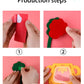 DIY Flower Toys Montessori Arts Crafts Non-weaving Handicrafts Flowerpot Toys for Kid Gift Early Preschool Educational Gift
