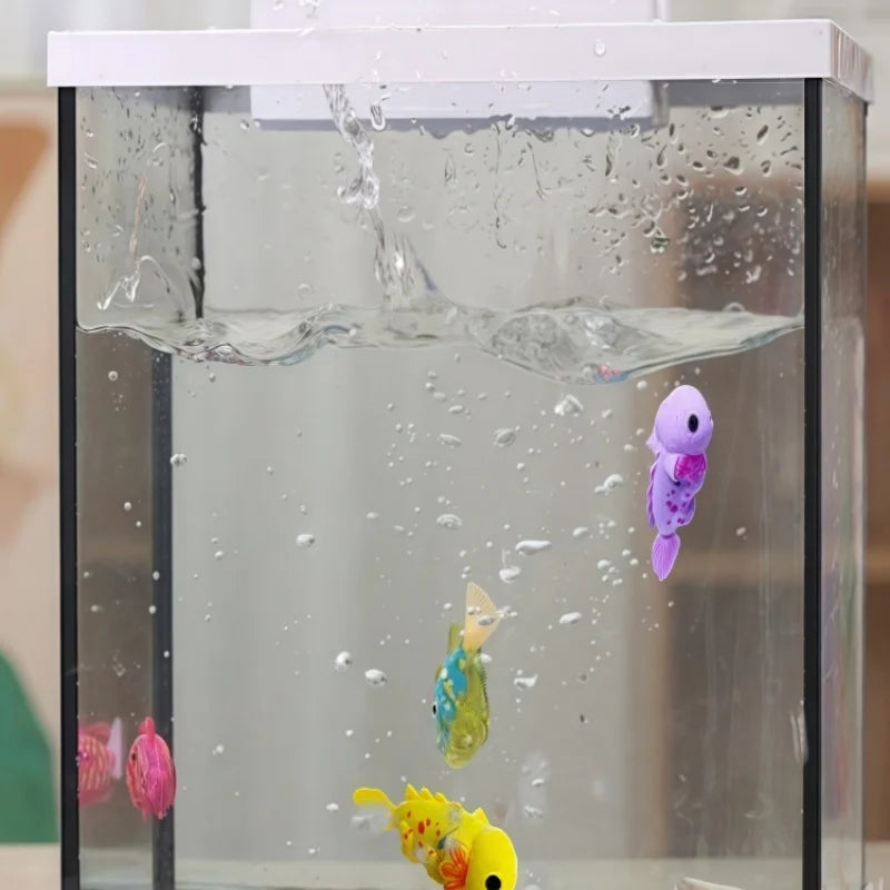 Inductive Luminescent Swinging Bath Play With Water Automatic Swimming Electric Simulation Small Fish