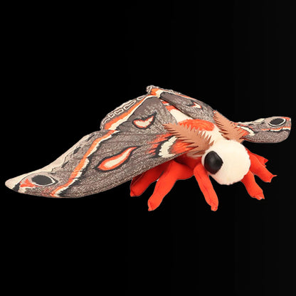 Cute Insect Silkworm Rosy Maple Moth Plush Toys Fidelity Luna Moth Plushie Insect Lifelike Hyalophora Cecropia Kawaii Kids Toys