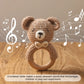 Baby Toys Crochet Animal Rattle Cartoon Music Rattle Toys for Baby Kawaii Teether Rattle Baby Toy 0 12 Months Montessori Toys