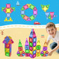 Mini Magnetic Tile Toys, with a Metal Box for Easy Portability, Magnetic Building Blocks That Can Be Played with Anywhere, Convenient Storage, Suitable for Holiday or Birthday Gifts