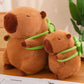 Cute Capybara Plush Toy Stuffed Animals Capibara with Turtle Backpack Kapibala Soft Doll Toys Birthday Christmas Gift