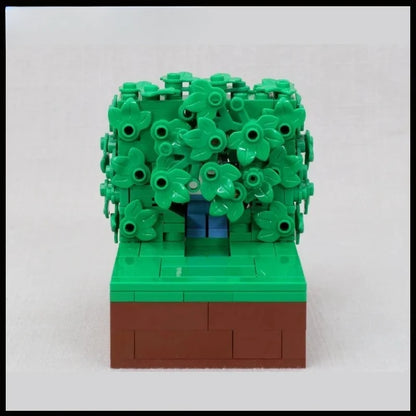 MOC Building Block Homer Backing Into the Bushes Technology Bricks Birthday Christmas Holiday DIY Gifts Adults Toys