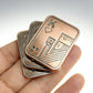 New Stress Relief Push Card Metal Fingertip EDC Poker A K King Gyro Toy for Office Adults Anti Anxiety Fidget Papa Coin