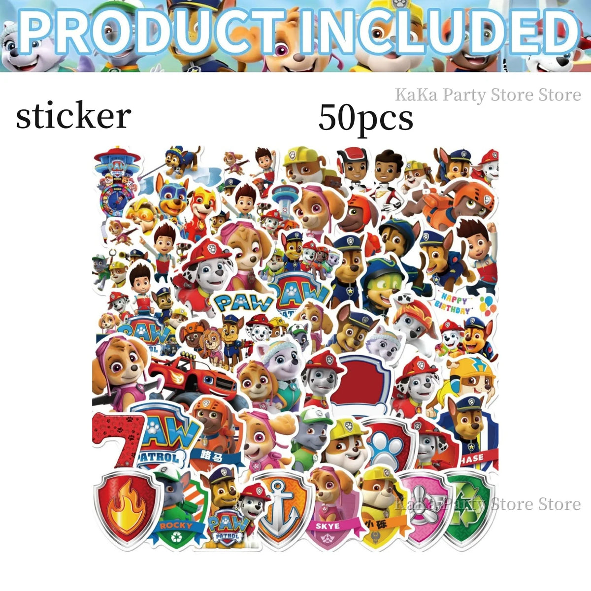 PAW Patrol Birthday Party Decoration Tableware Tablecloth Plates Cup napkin gift bag Balloons PAW Patrol Party Favors Supplies