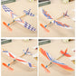 5/10Pcs Rubber Band Powered Airplane Model Glider Planes Bomber Airplane Birthday Party Favor Indoor Outdoor Toys for Kids