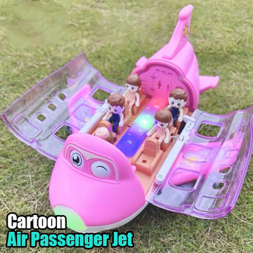 Kids Toys Electric Plane Aircraft Toys Car Airplane Model Music Simulation Boy Children Traffic Toy Christmas Gifts for Girls