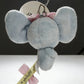 Cute Frando Mouse Plush Keychain with Bowknot Adorable Cartoon Mouse Stuffed Pendant for Bags Keys Perfect Gift for Soft